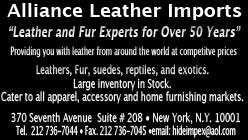 ALLIANCE LEATHER IMPORTS LTD.