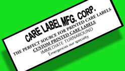 CARE LABEL MFG. CORP.